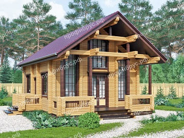 Дом из профилированного бруса в Уфе